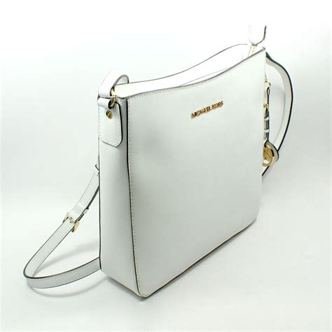 michael kors white purse crossbody.